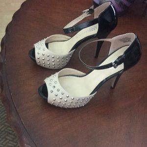 Black and Tan Rock & Republic heels